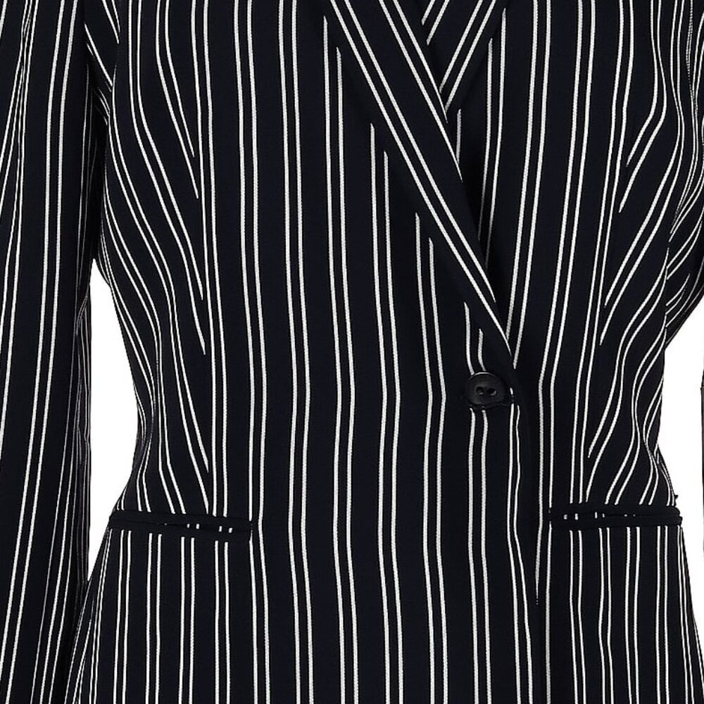 NWT DKNY Classy black & white pinstripe blazer, size 6 - Picture 4 of 4